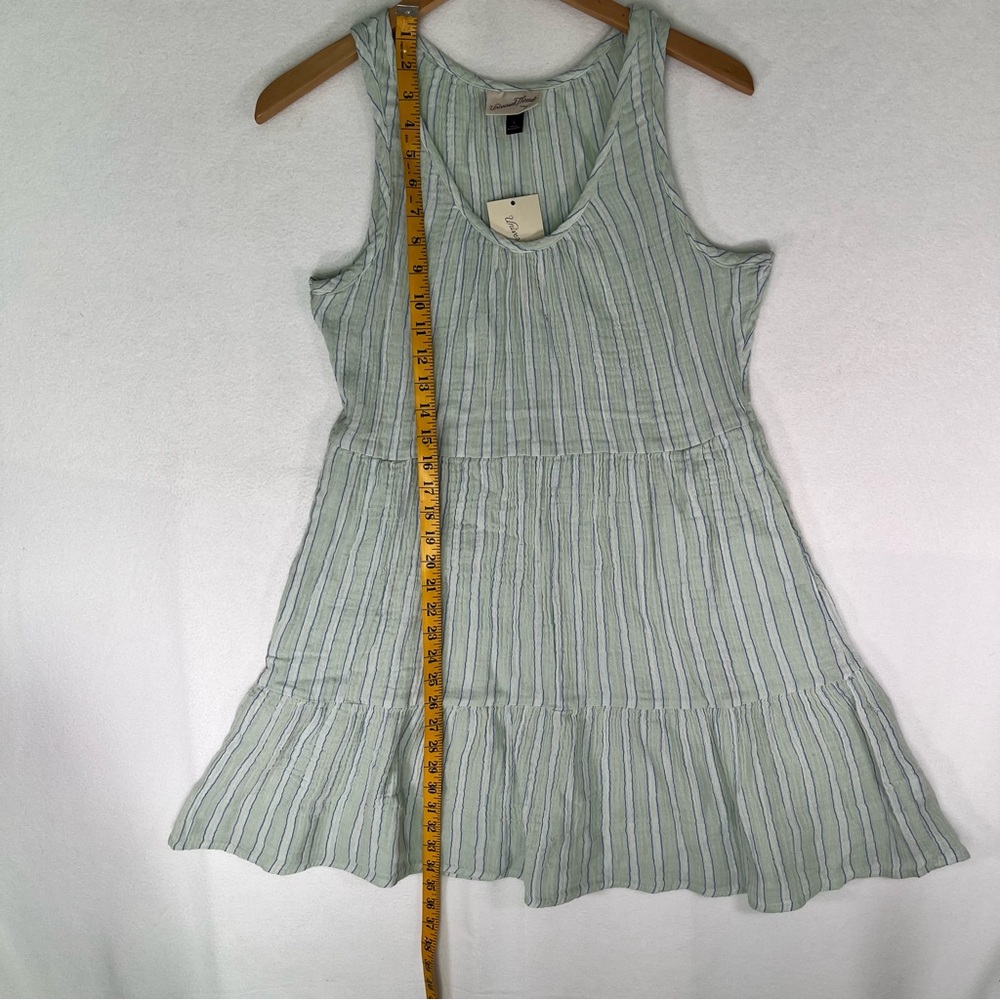 Universal Thread Light Green Striped Sleeveless T… - image 11